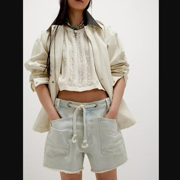 NWT Free People Moxie Bleached Shorts - Picture 2 of 5